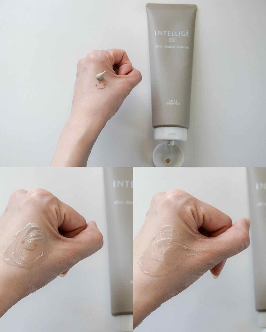 クレイ Ｗ クレンズ/アンテリージェEX/クレンジングクリームを使ったクチコミ（3枚目）