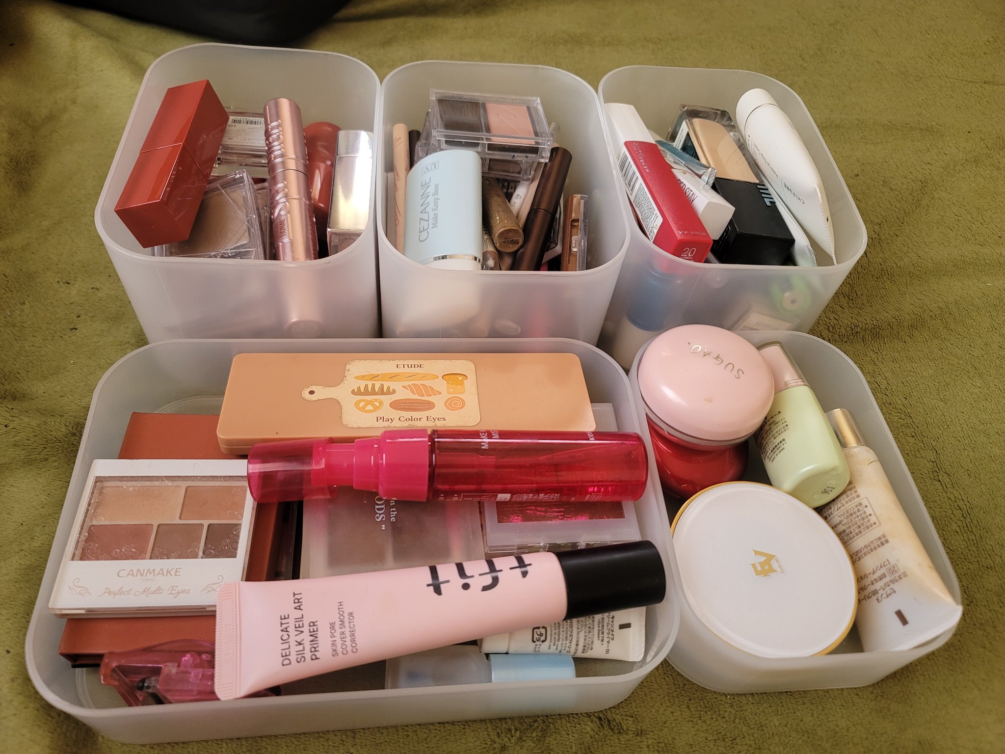 ナイロンメイクボックス・Ｌ/無印良品/化粧ポーチを使ったクチコミ（3枚目）