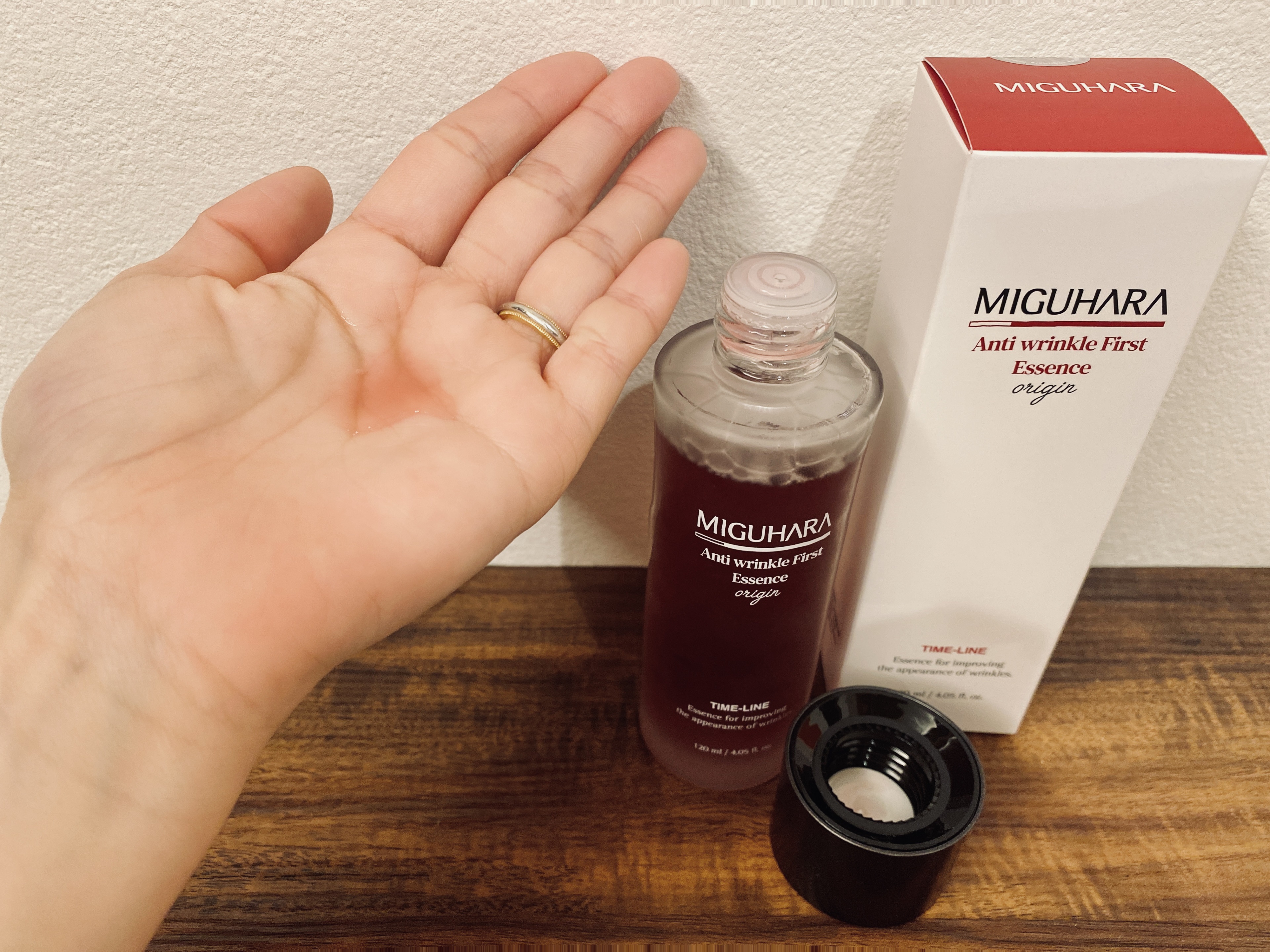 アンチリンクルパーフェクトアンプルオリジン/MIGUHARA/美容液を使ったクチコミ（3枚目）