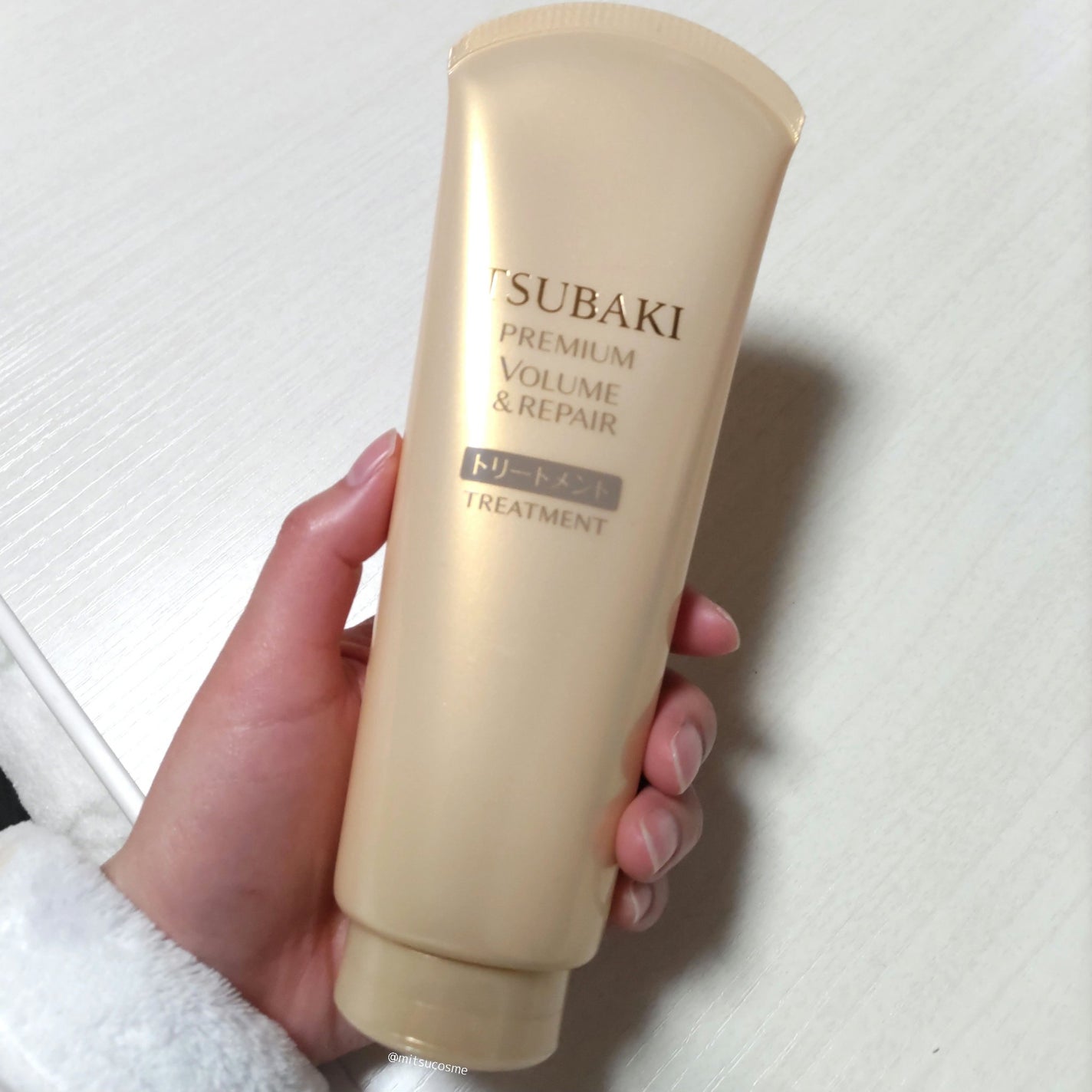 プレミアムリペア ヘアトリートメント/TSUBAKI/洗い流すヘアトリートメントを使ったクチコミ(2枚目)