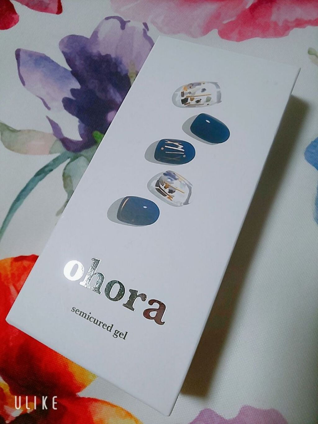 セミキュアジェルネイル(ハンド)/ohora/ネイルシールを使ったクチコミ(1枚目)