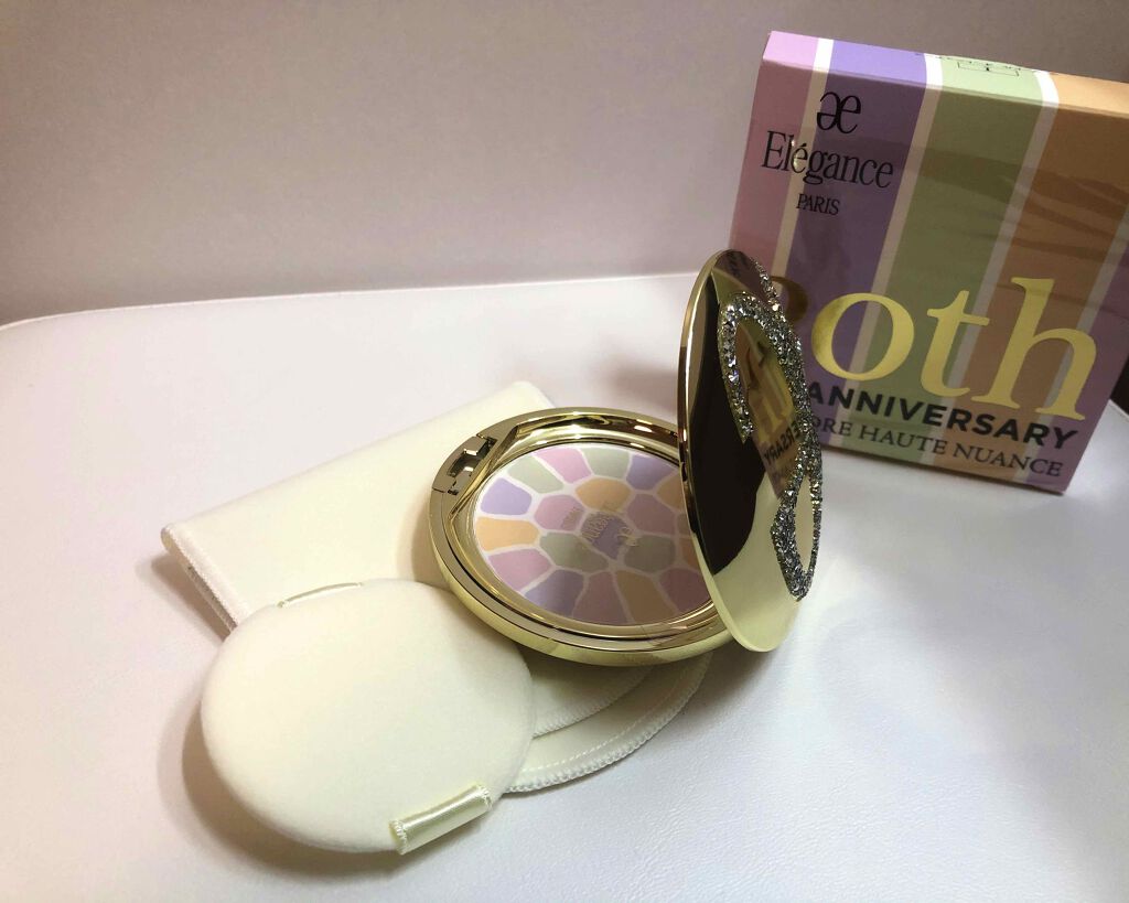 ラ プードル オートニュアンス/Elégance/プレストパウダーを使ったクチコミ(2枚目)