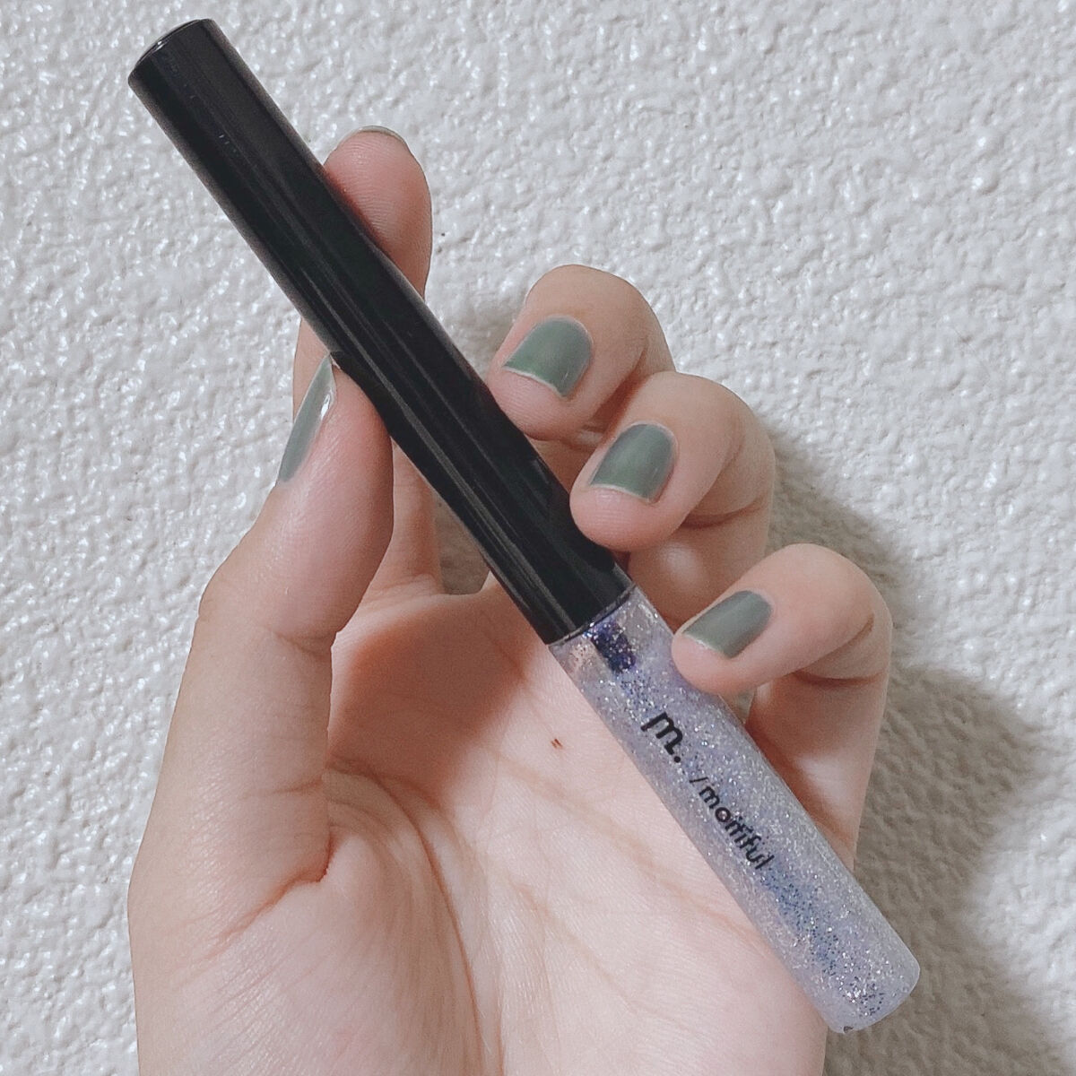 グリッターライナー(MFL リキッドアイシャドウ) シルバーブルー/moitiful/グリッターを使ったクチコミ（3枚目）
