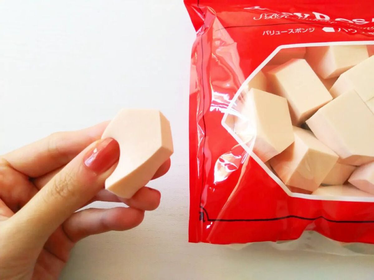 バリュースポンジN ハウス型タイプS 30P/ロージーローザ/パフ・スポンジを使ったクチコミ(2枚目)