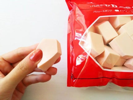 バリュースポンジN ハウス型タイプS 30P/ロージーローザ/パフ・スポンジを使ったクチコミ(2枚目)