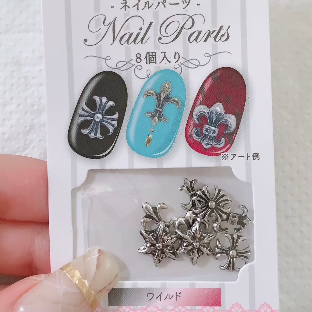 ネイルパーツ/セリア/ネイルチップ・パーツを使ったクチコミ(3枚目)