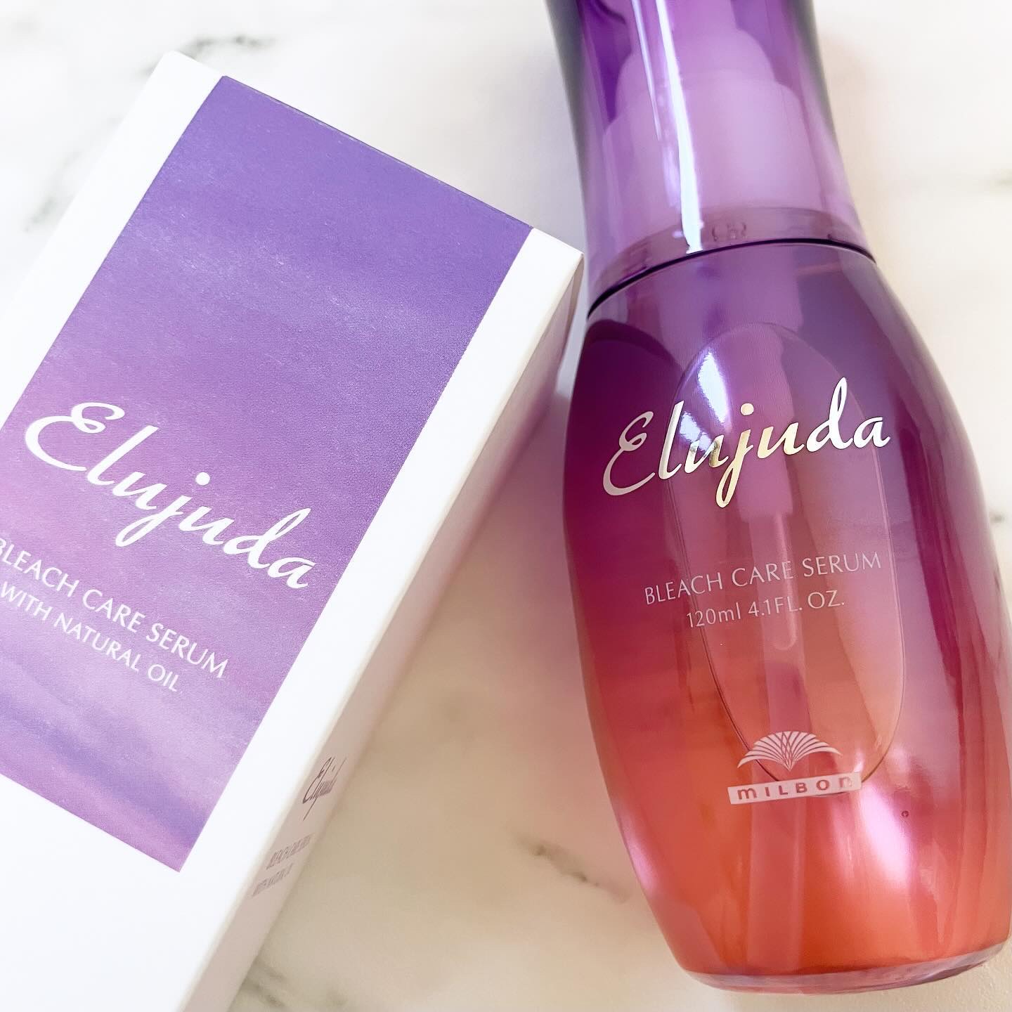 エルジューダブリーチケアセラム/ミルボン/ヘアオイルを使ったクチコミ（2枚目）