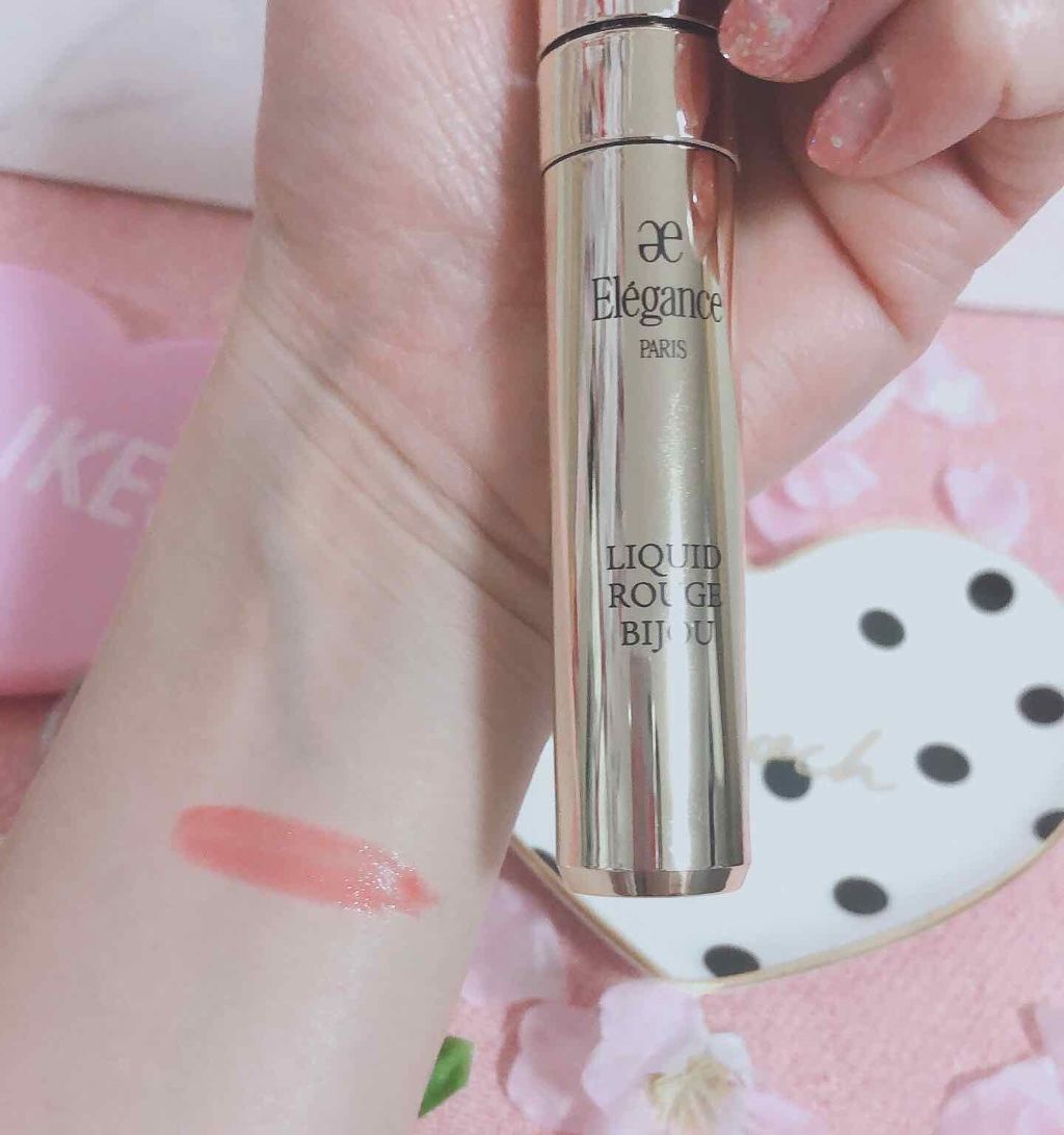 エレガンス リクイッド ルージュ ビジュー/Elégance/口紅を使ったクチコミ（2枚目）