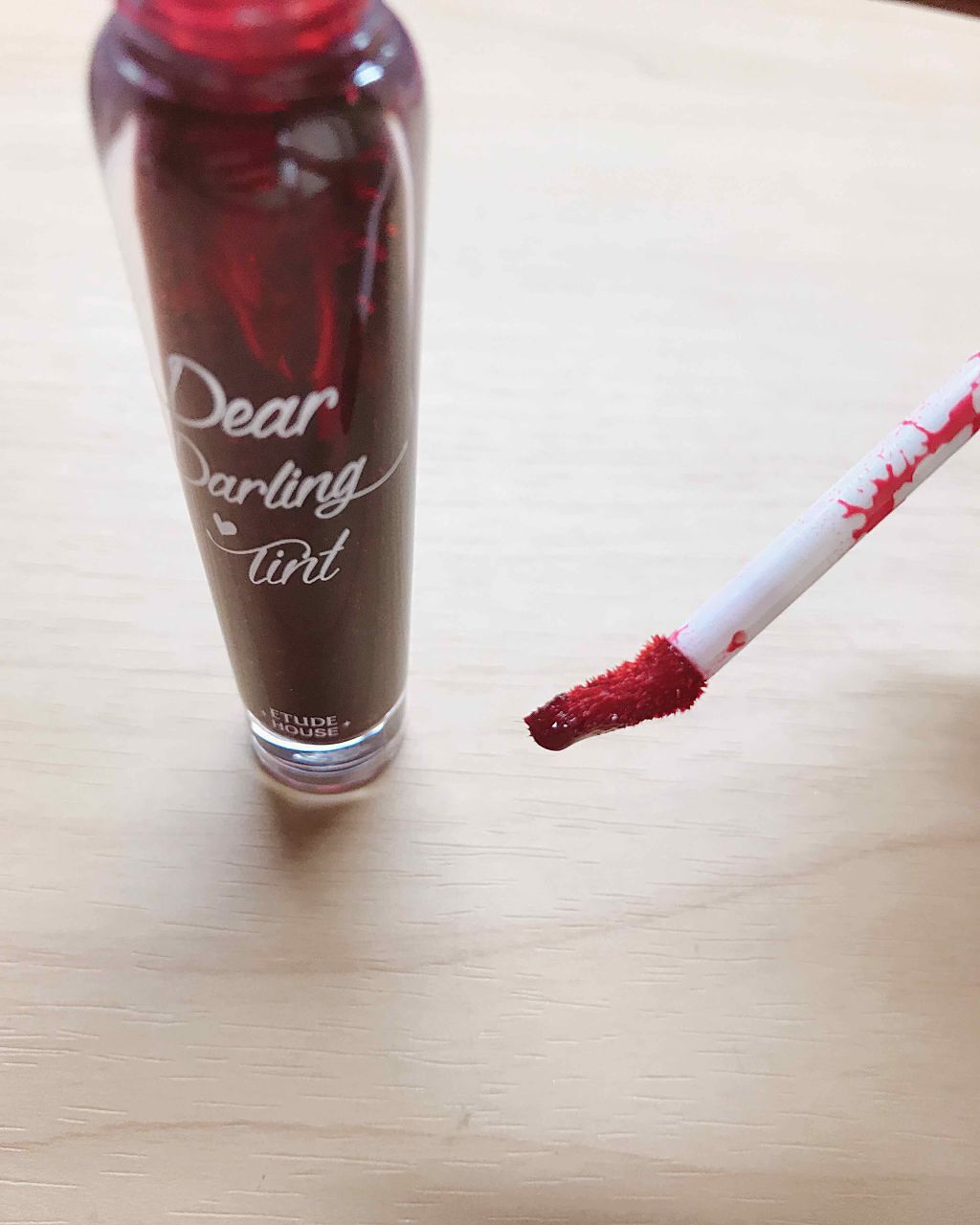 ディアダーリン ウォータージェルティント/ETUDE/リップティントを使ったクチコミ（2枚目）