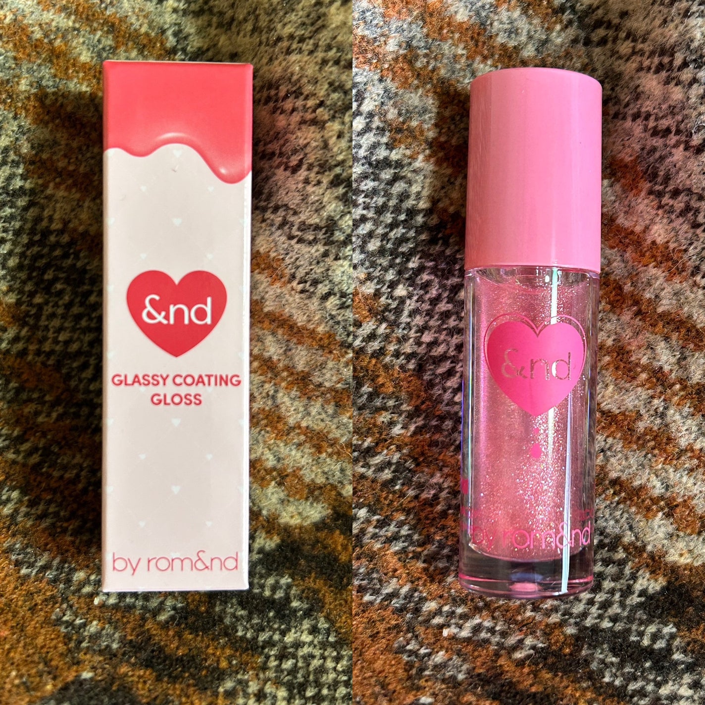 グラッシーコーティンググロス/&nd by rom&nd/リップグロスを使ったクチコミ(3枚目)