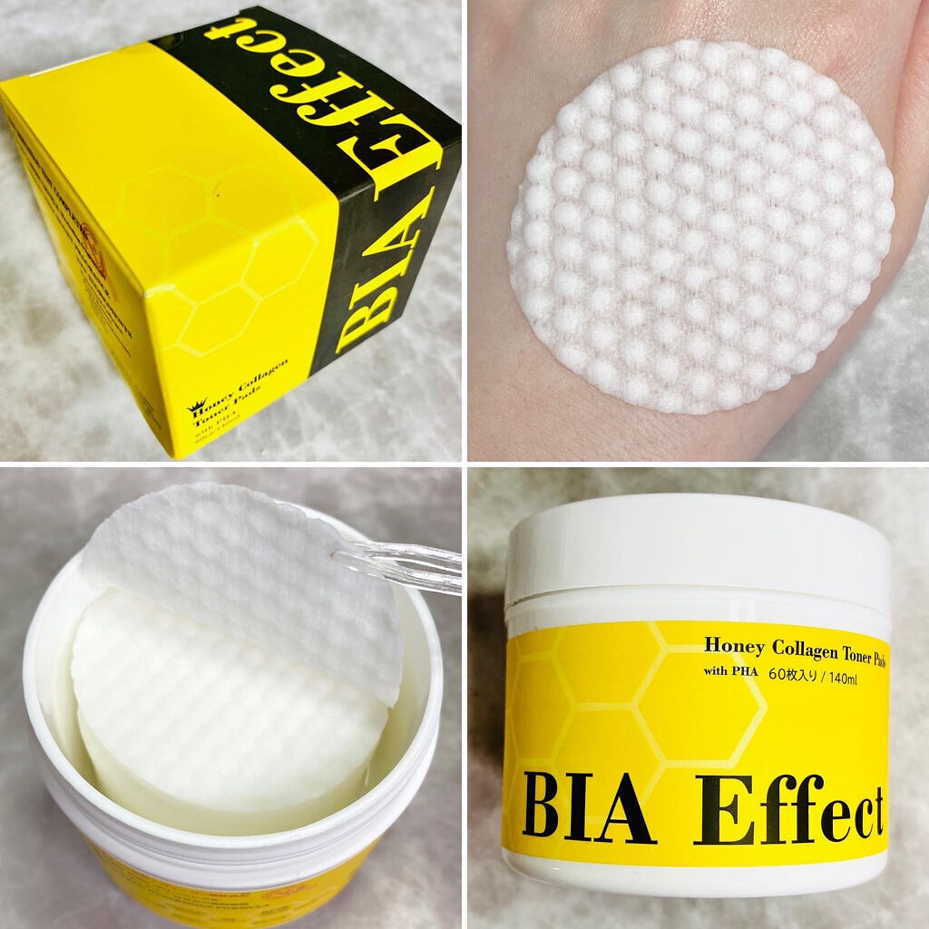 はちみつコラーゲントナーパッド/BIA Effect/トナーパッドを使ったクチコミ（1枚目）