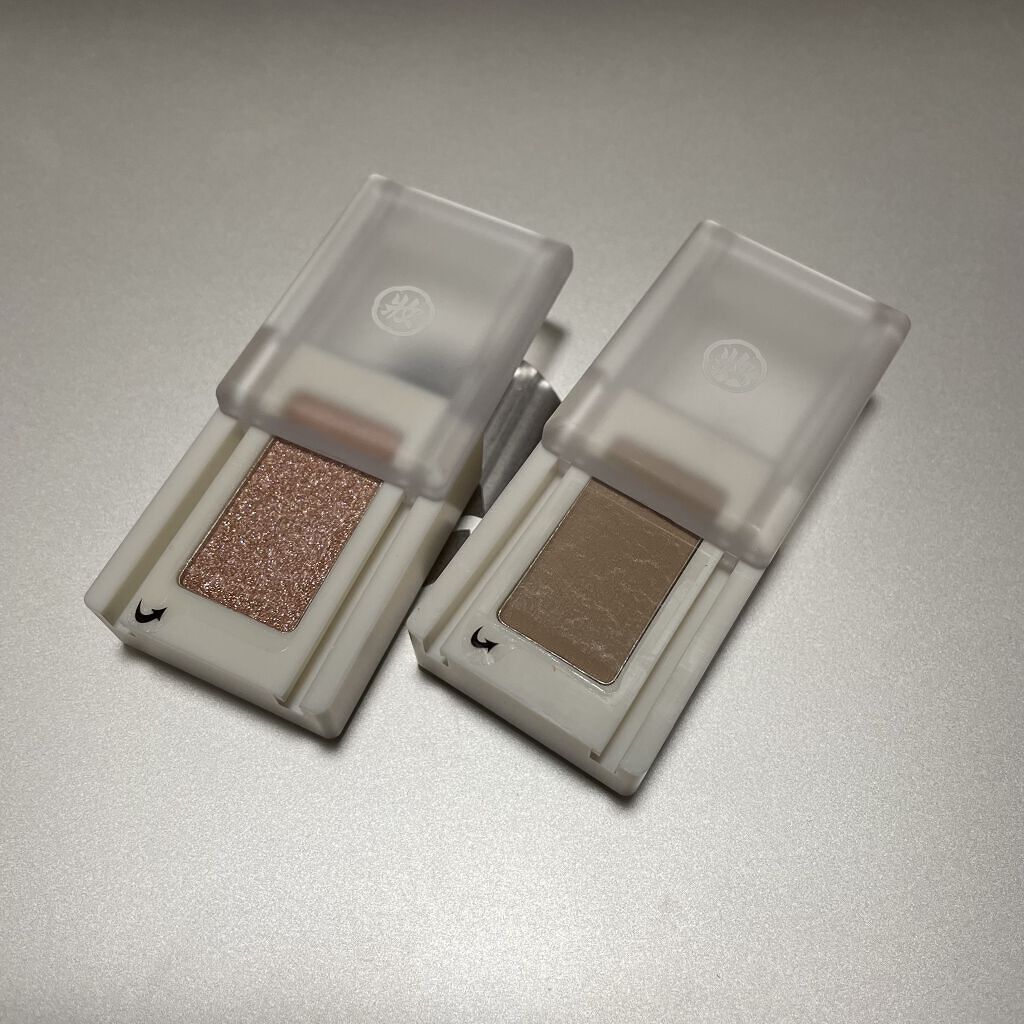 麻雀アイシャドウ 九索【チューソウ】オレンジスパークル/和粧/単色アイシャドウを使ったクチコミ（2枚目）