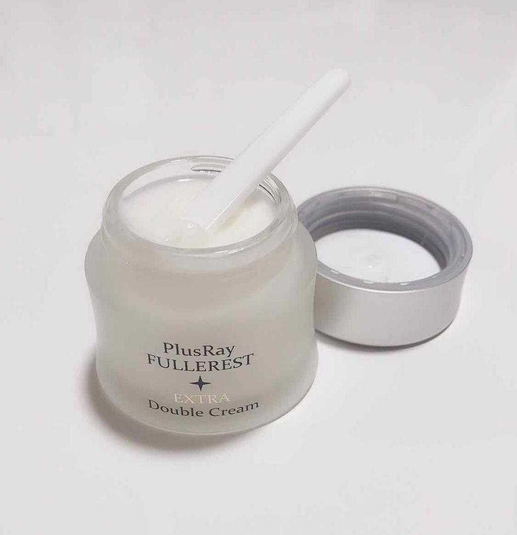 フラーレストエクストラダブルクリーム/PlusRay/フェイスクリームを使ったクチコミ(2枚目)
