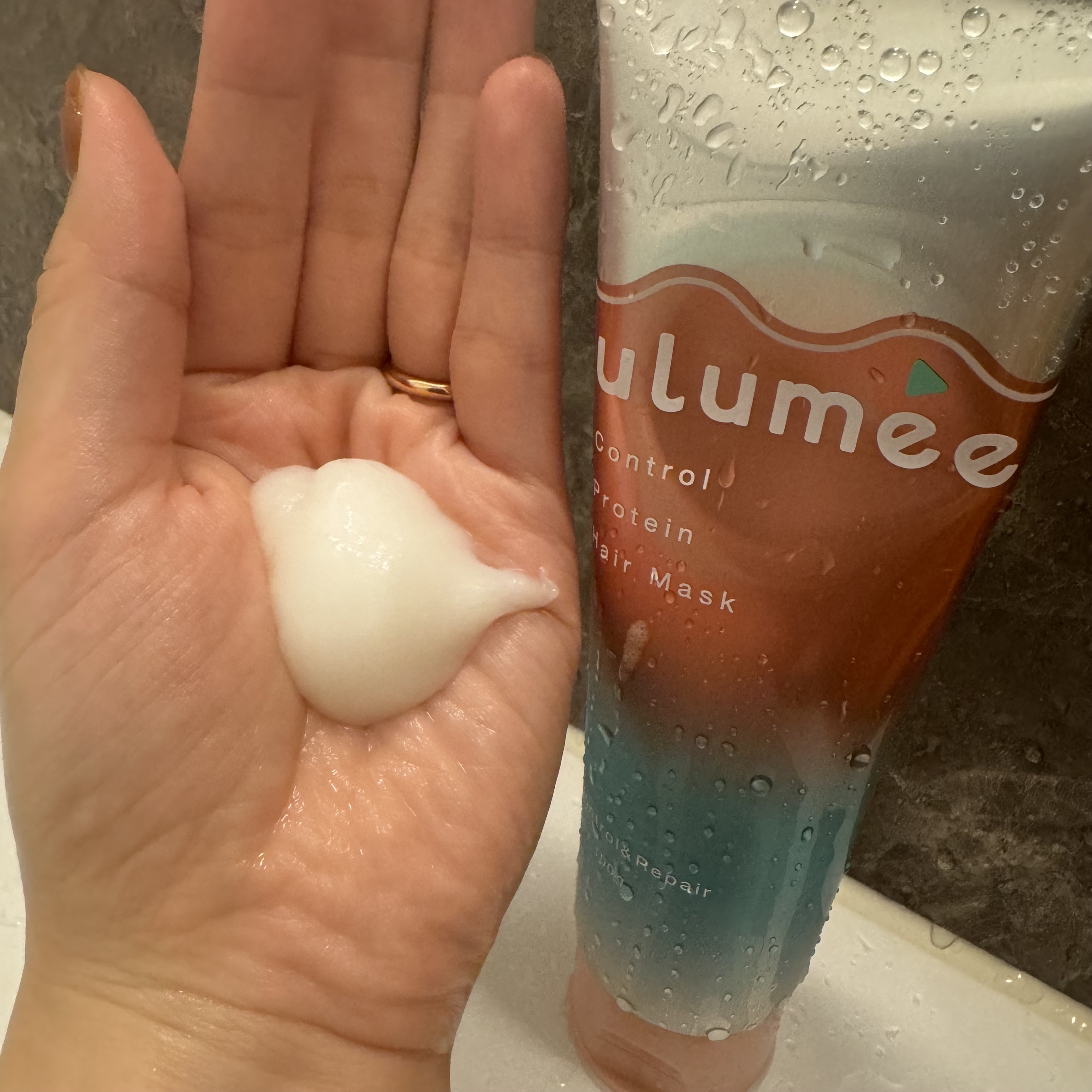 コントロールプロテイン ヘアマスク/ulumee/ヘアマスク・ヘアパックを使ったクチコミ（2枚目）