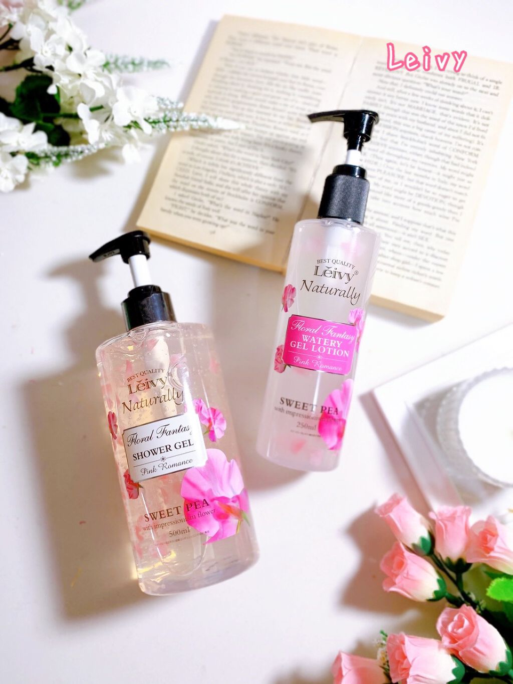 レイヴィー ファンタジーボディーシャンプー スイートピー/Leivy/ボディソープを使ったクチコミ（1枚目）