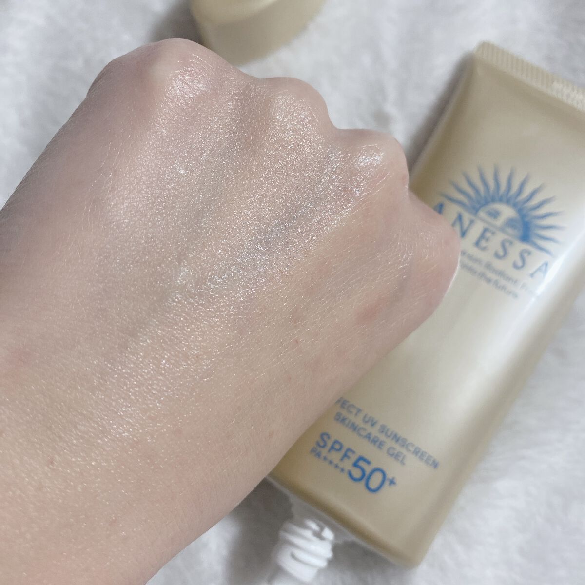 パーフェクトUV スキンケアジェル N/アネッサ/日焼け止め・UVケアを使ったクチコミ（3枚目）
