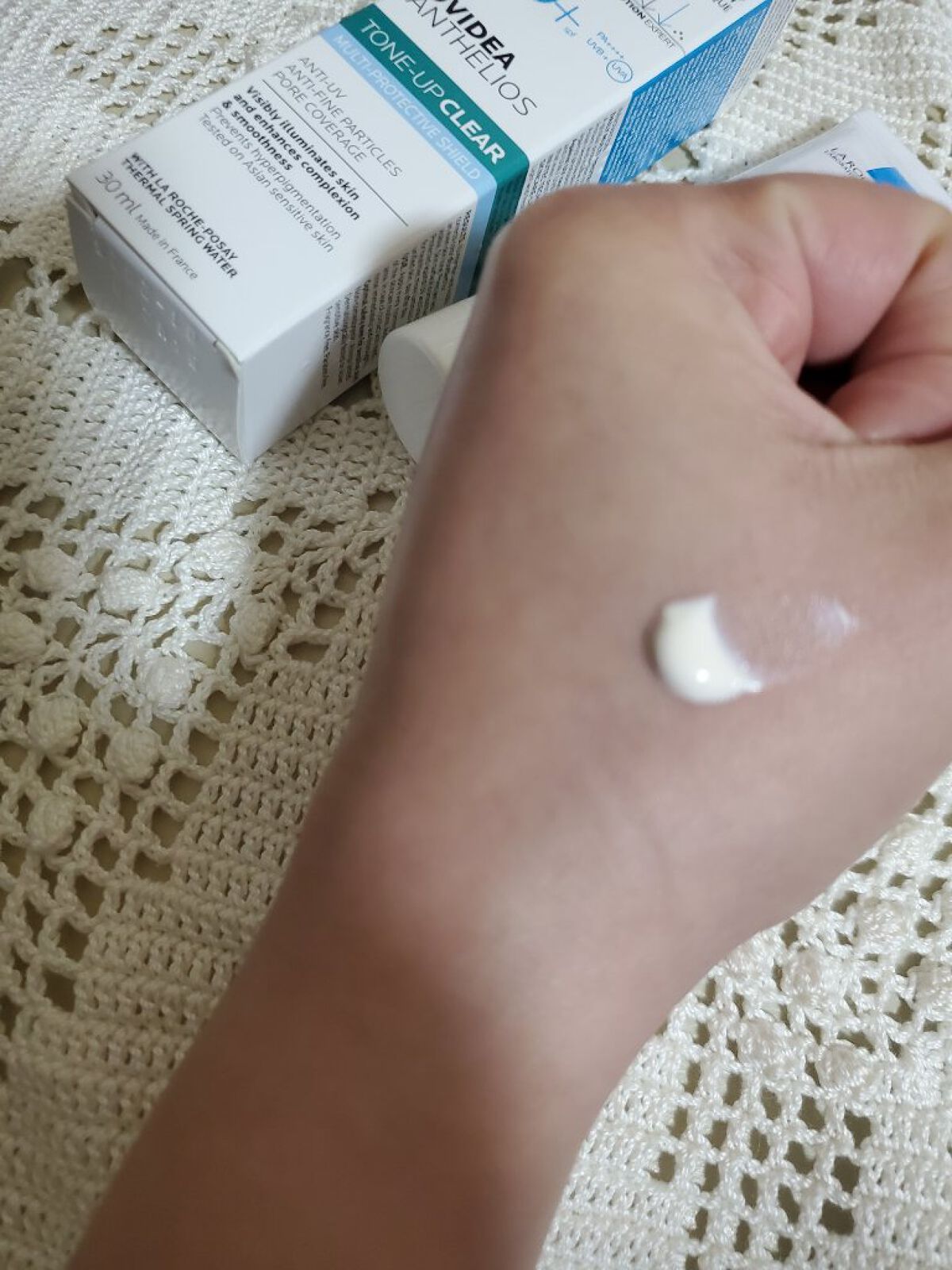 UVイデア XL プロテクショントーンアップ クリア/ラ ロッシュ ポゼ/化粧下地を使ったクチコミ（3枚目）