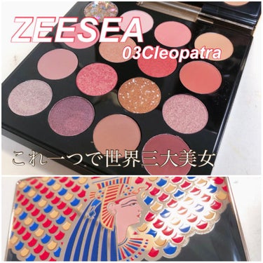 大英博物館 エジプトシリーズ アイシャドウパレット/ZEESEA/アイシャドウパレットを使ったクチコミ（1枚目）