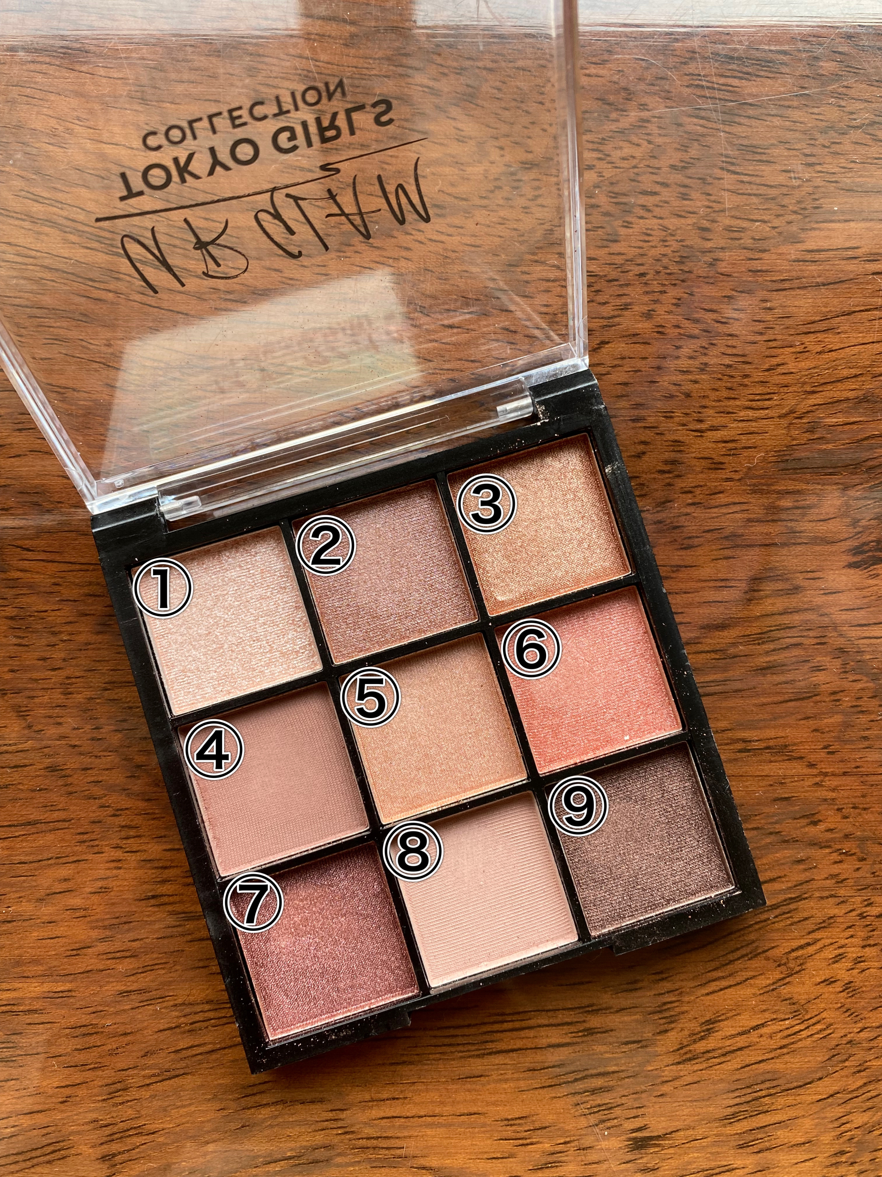 ブルーミングアイカラーパレットb (TOKYO GIRLS COLLECTION) 02 ピンク/U R GLAM/アイシャドウパレットを使ったクチコミ（2枚目）