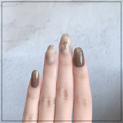 ネイル エナメル 細筆タイプ/ちふれ/マニキュアを使ったクチコミ(3枚目)