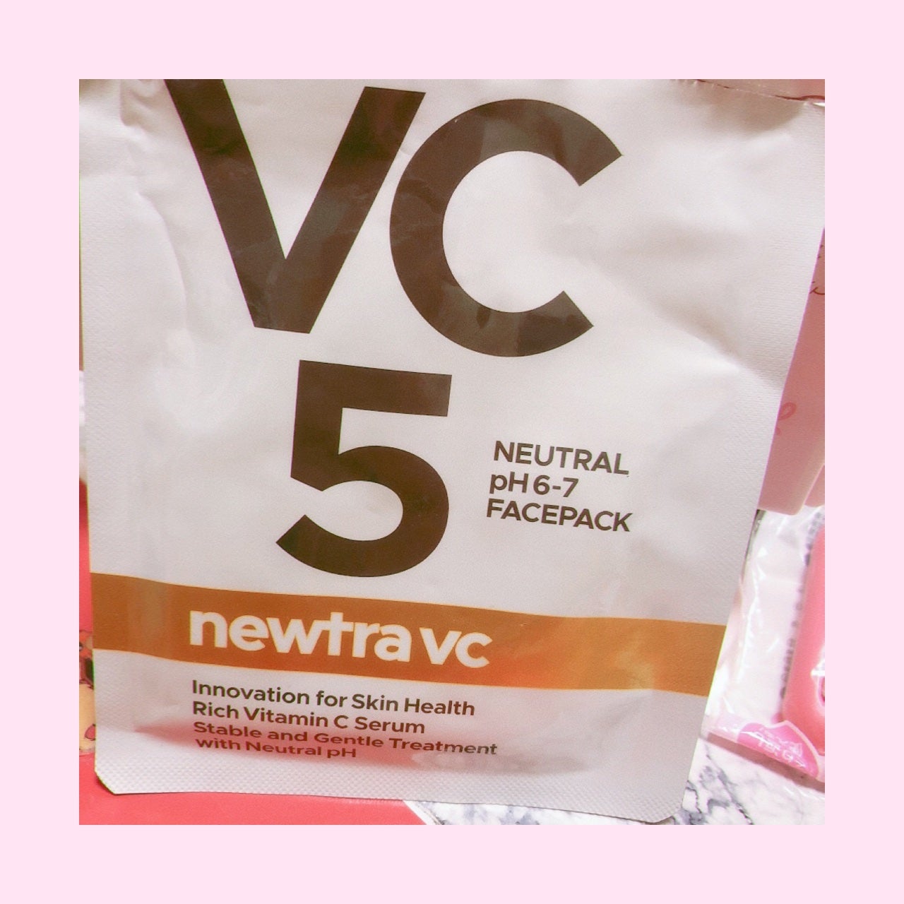 newtra VC 5 フェイスマスク/newtra vc/シートマスク・パックを使ったクチコミ(1枚目)