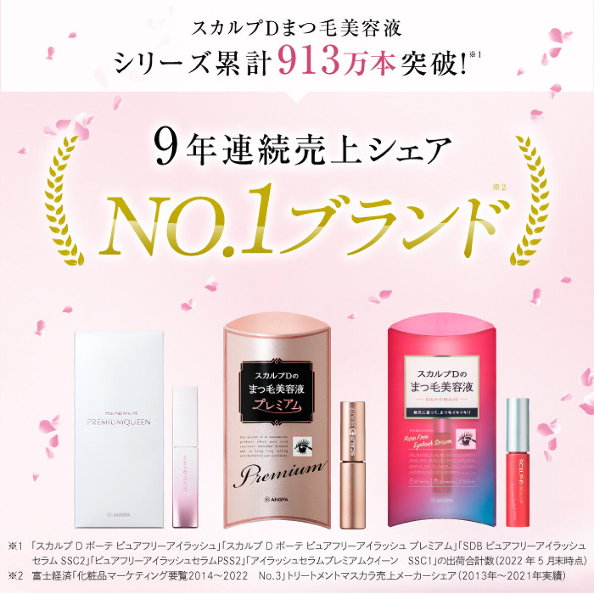 目元までケア♡スカルプDまつ毛美容液プレミアムクイーンをプレゼント（2枚目）