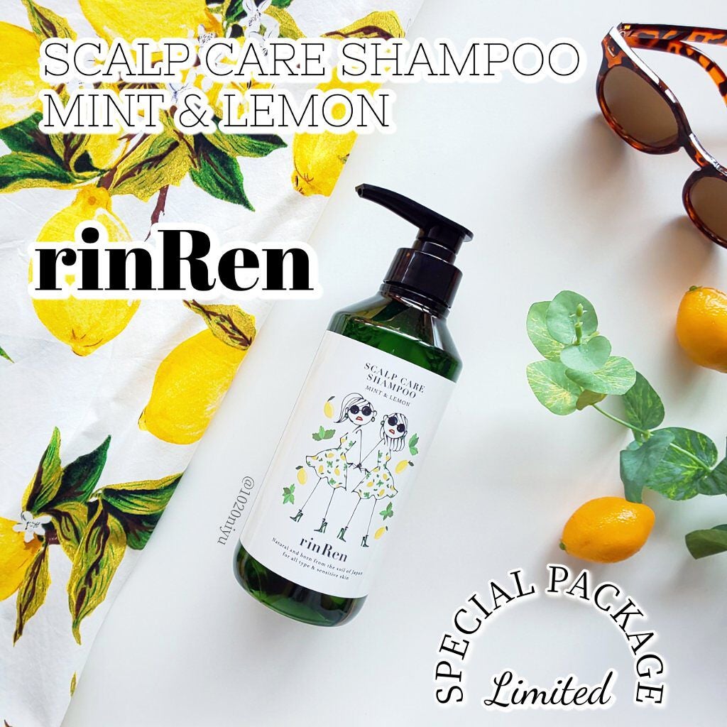 レメディアル シャンプー/トリートメント ミント&レモン/rinRen(凛恋)/市販シャンプーを使ったクチコミ(1枚目)