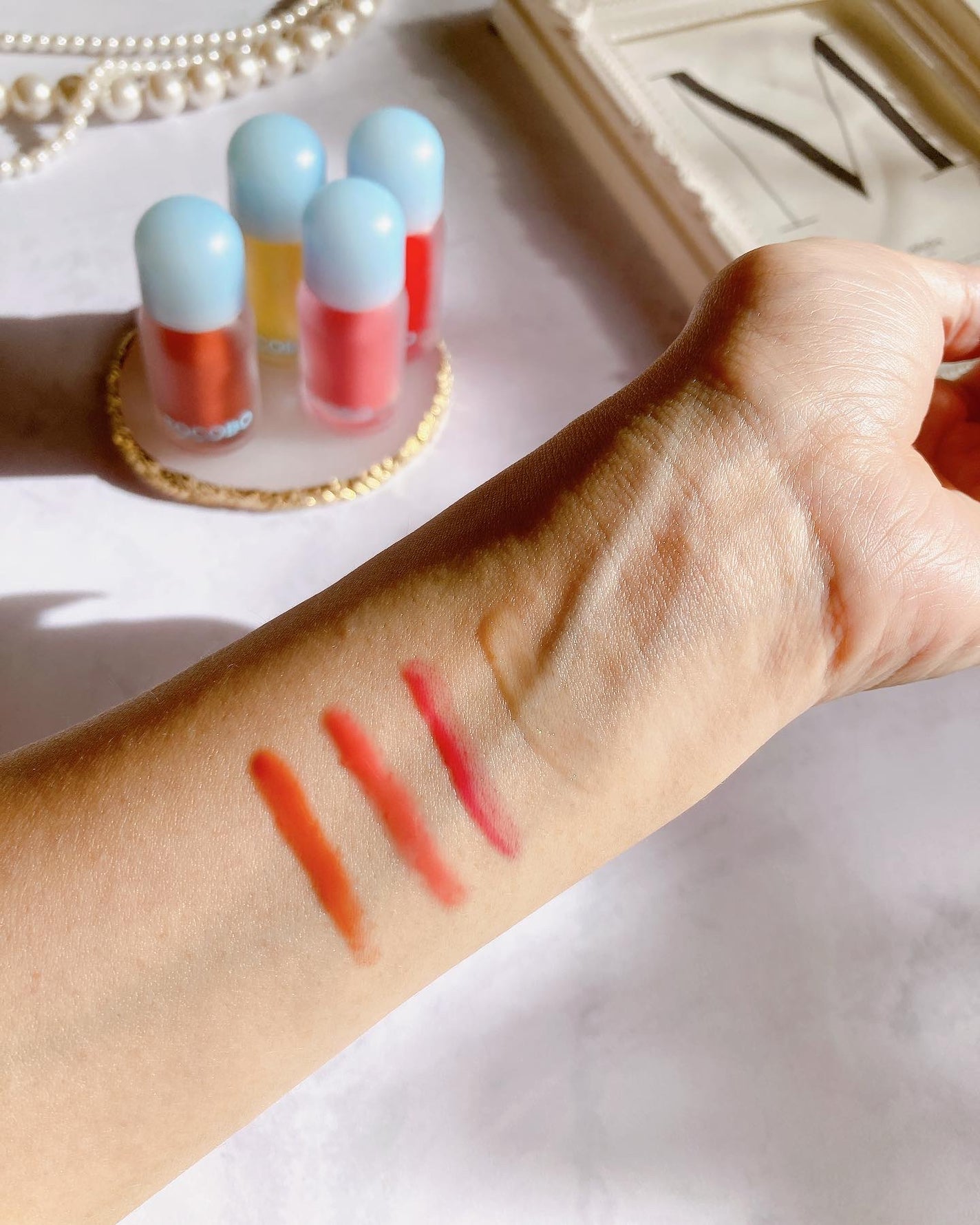 ジューシーベリープランピングリップオイル/TOCOBO/リップグロスを使ったクチコミ(4枚目)