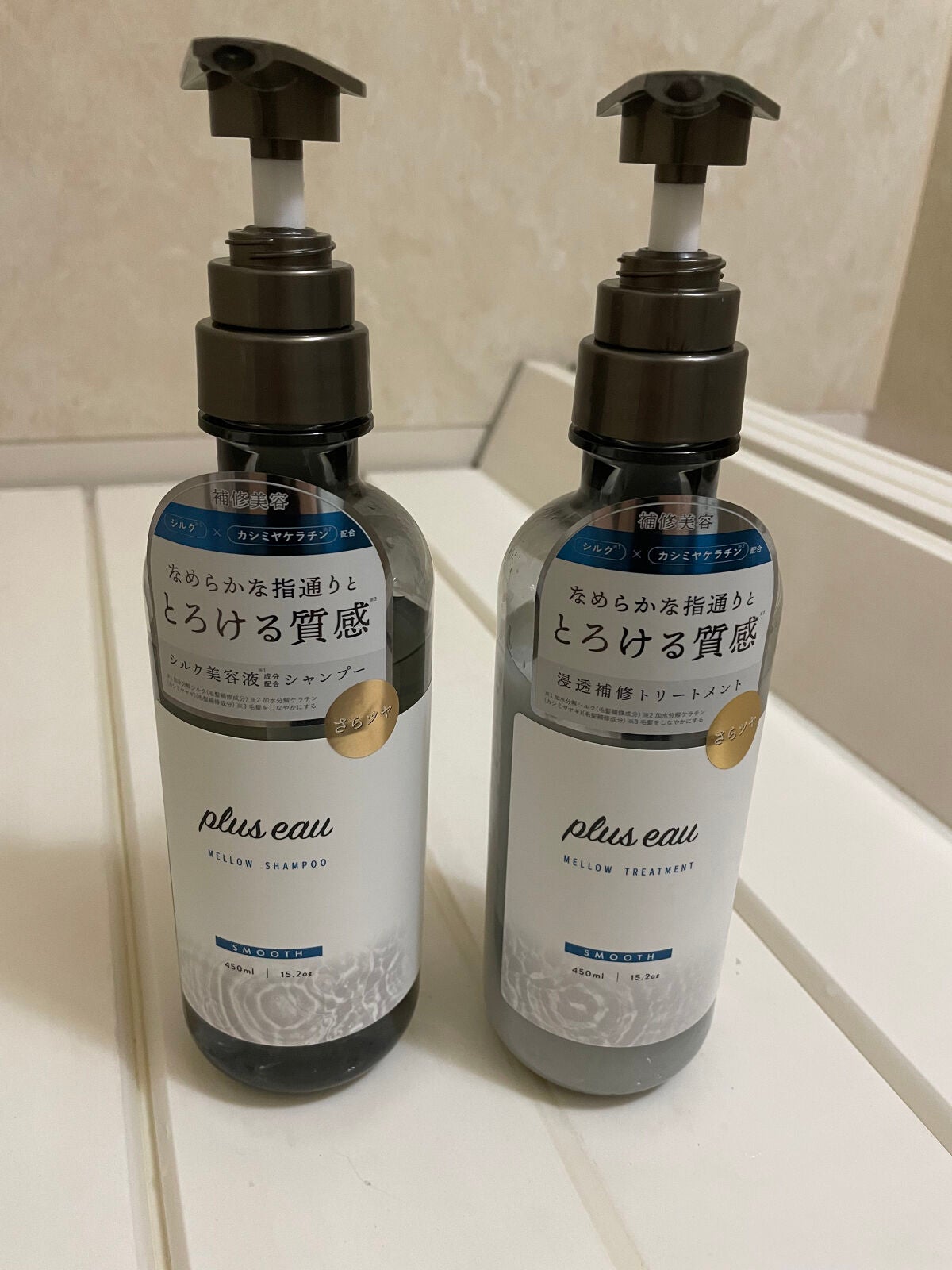 メロウシャンプー/メロウトリートメント/plus eau/市販シャンプーを使ったクチコミ(1枚目)