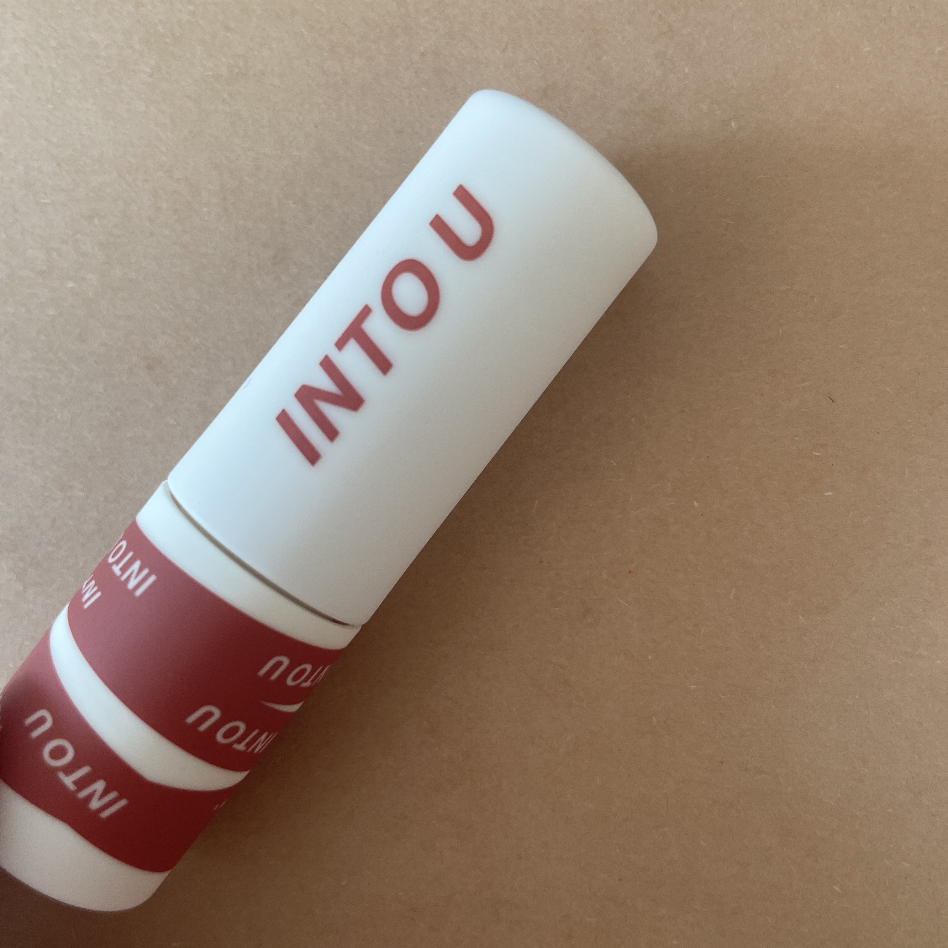 スーパーマットリップ＆チークマッド/INTO U/口紅を使ったクチコミ（1枚目）