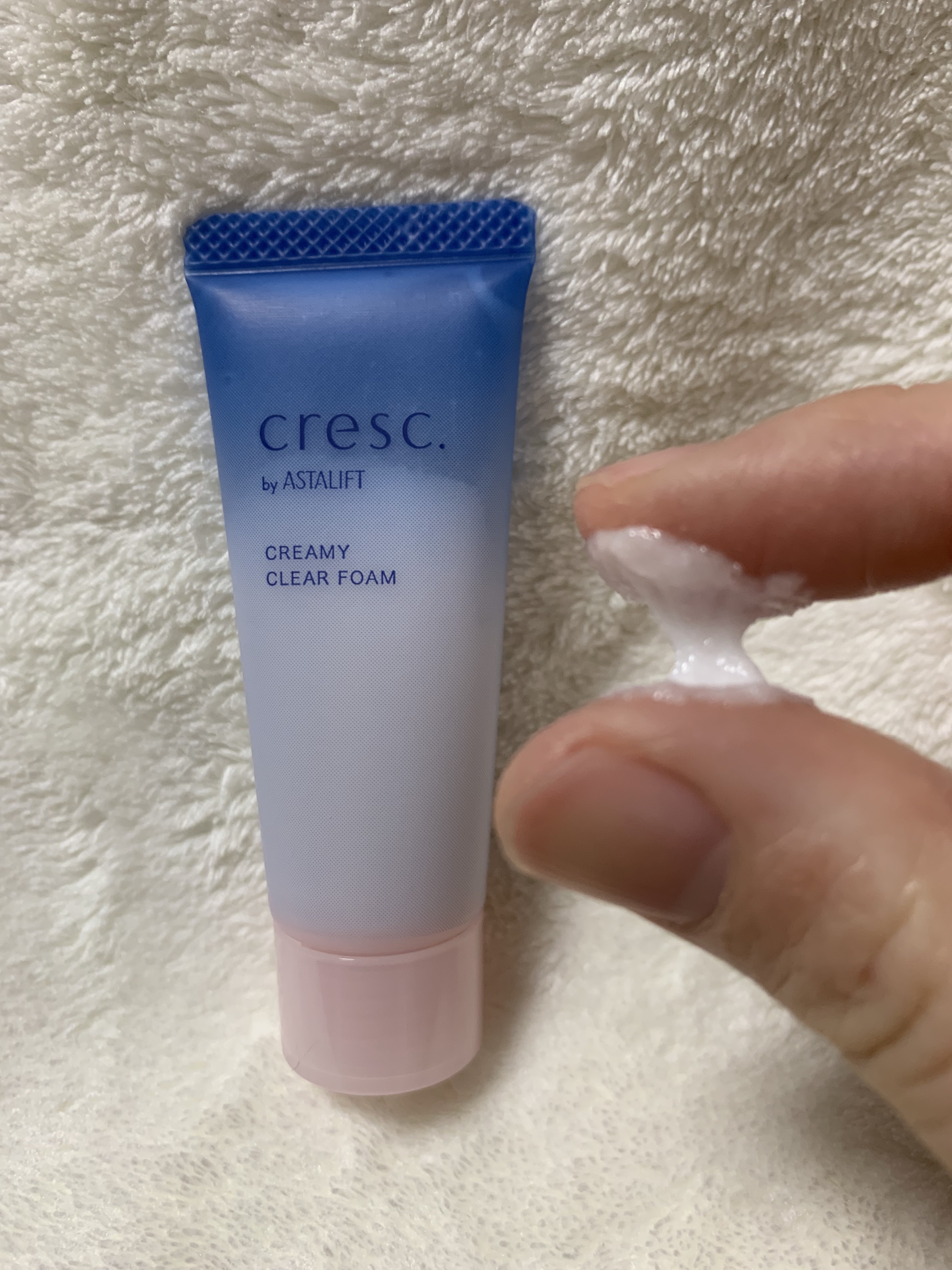 クリーミー クリアフォーム/cresc. by ASTALIFT/洗顔フォームを使ったクチコミ（2枚目）