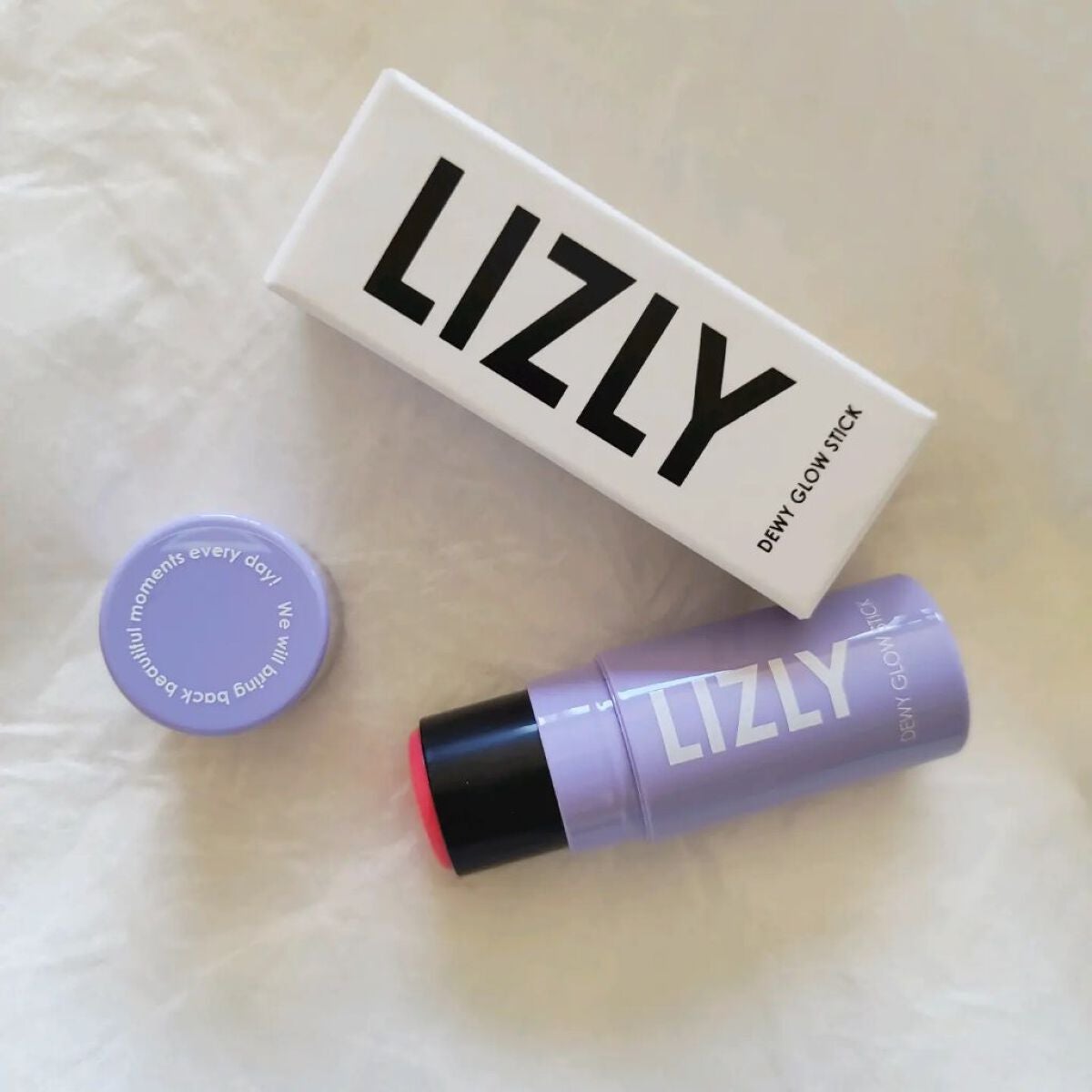 デューイグロースティック チーク /LIZLY/ジェル・クリームチークを使ったクチコミ(1枚目)