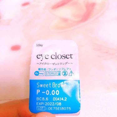 eye closet １day SweetSeries "Girly"（アイクローゼットワンデースウィートシリーズ ガーリー）/EYE CLOSET/ワンデー（１DAY）カラコンを使ったクチコミ（1枚目）