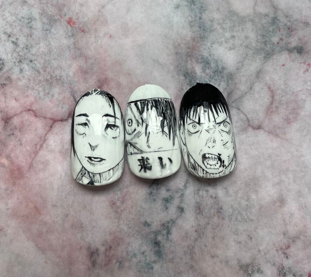 世良@痛ネイル練習 on LIPS 「いつも使ってる筆を軽く紹介。需要?知らんそんなもの。つか表紙の..」(8枚目)