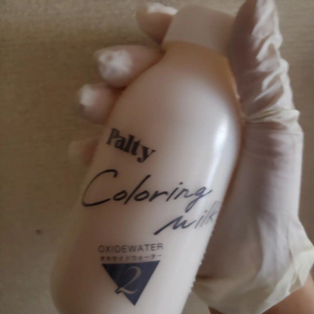 カラーリングミルク【旧】/パルティ/ヘアカラーを使ったクチコミ（3枚目）