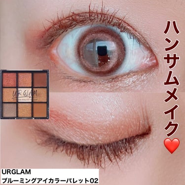 UR GLAM　BLOOMING EYE COLOR PALETTE/U R GLAM/アイシャドウパレットを使ったクチコミ（1枚目）