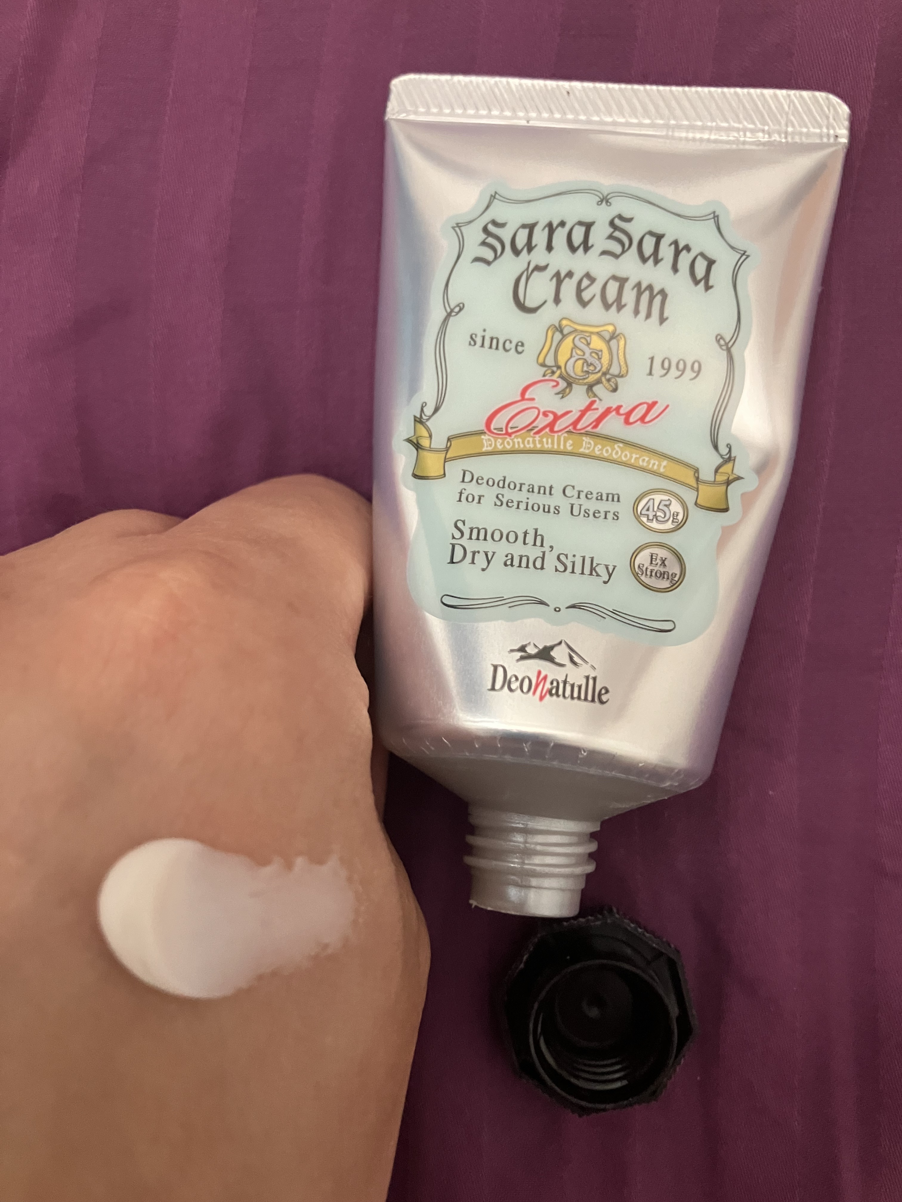 薬用さらさらクリーム/デオナチュレ/デオドラント・制汗剤を使ったクチコミ（2枚目）