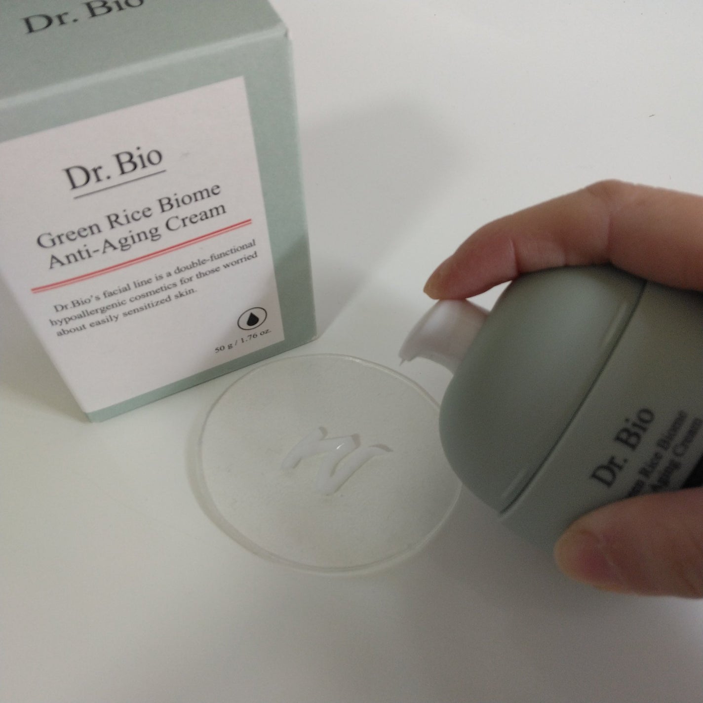 緑米ライスバイオーム™トーンアップ弾力クリーム/Dr.Bio/フェイスクリームを使ったクチコミ(2枚目)