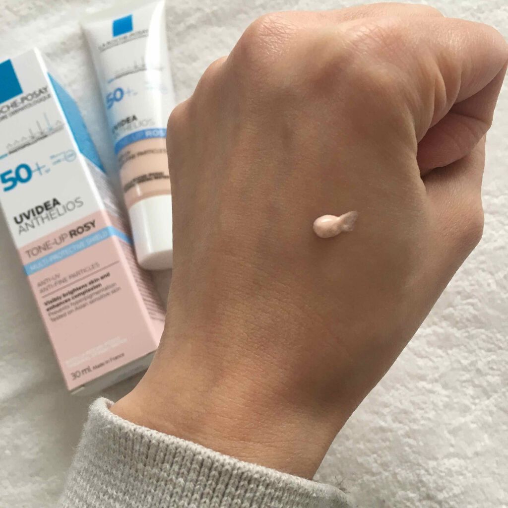 UVイデア XL プロテクショントーンアップ ローズ/ラ ロッシュ ポゼ/日焼け止めクリームを使ったクチコミ（2枚目）