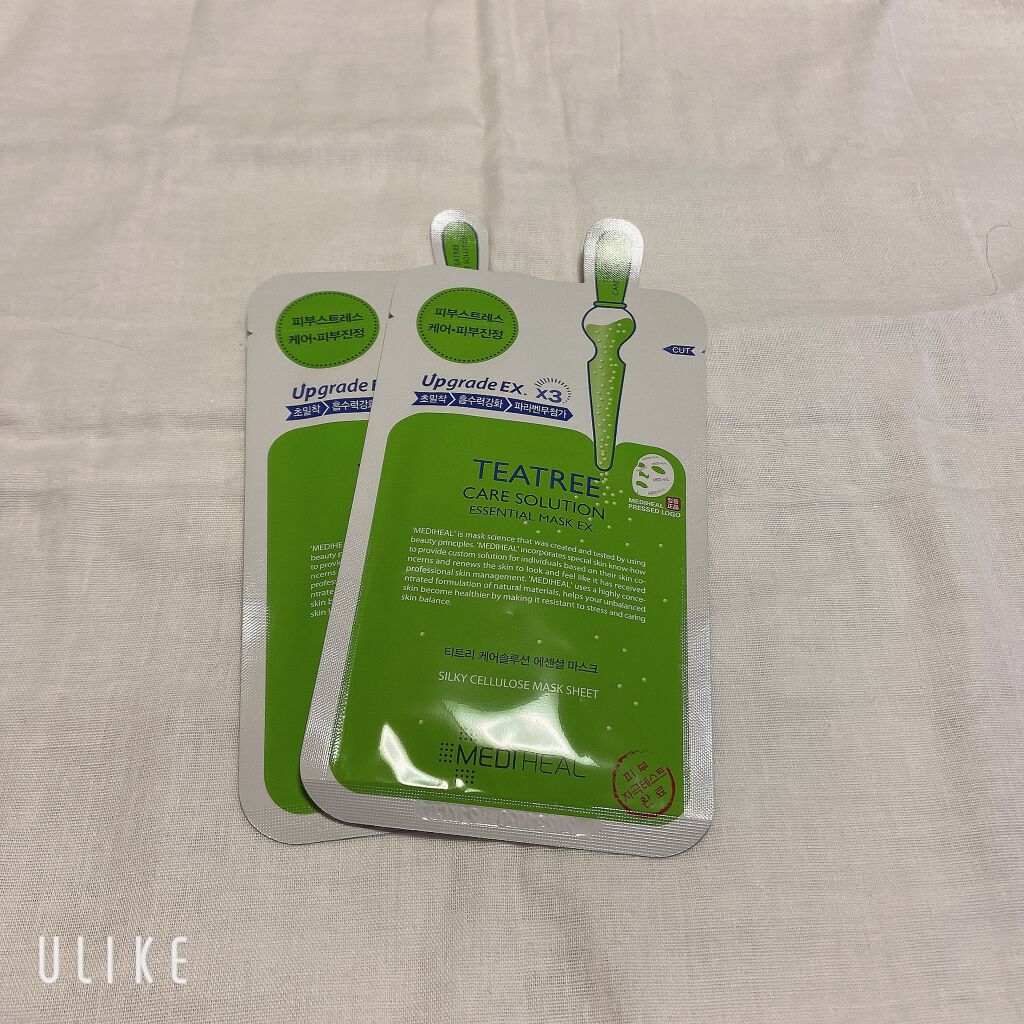 ティーツリーケア ソリューション エッセンシャルマスクEX/MEDIHEAL/シートマスク・パックを使ったクチコミ（2枚目）