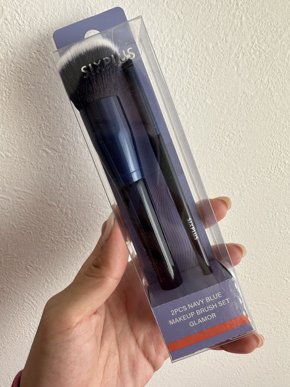 SIXPLUS ファンデーションブラシ・コンシーラーブラシセット/SIXPLUS/メイクブラシを使ったクチコミ（2枚目）