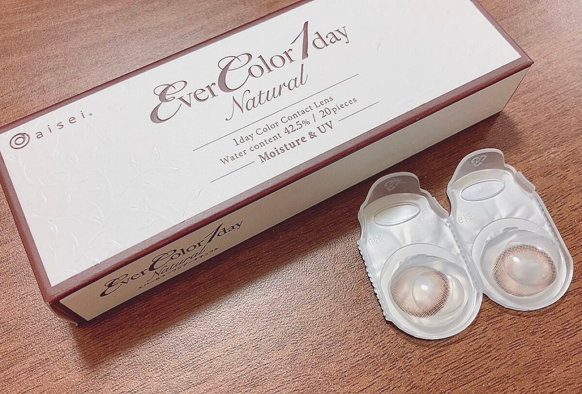 エバーカラーワンデー ナチュラル/エバーカラー/ワンデー(1DAY)カラコンを使ったクチコミ(1枚目)