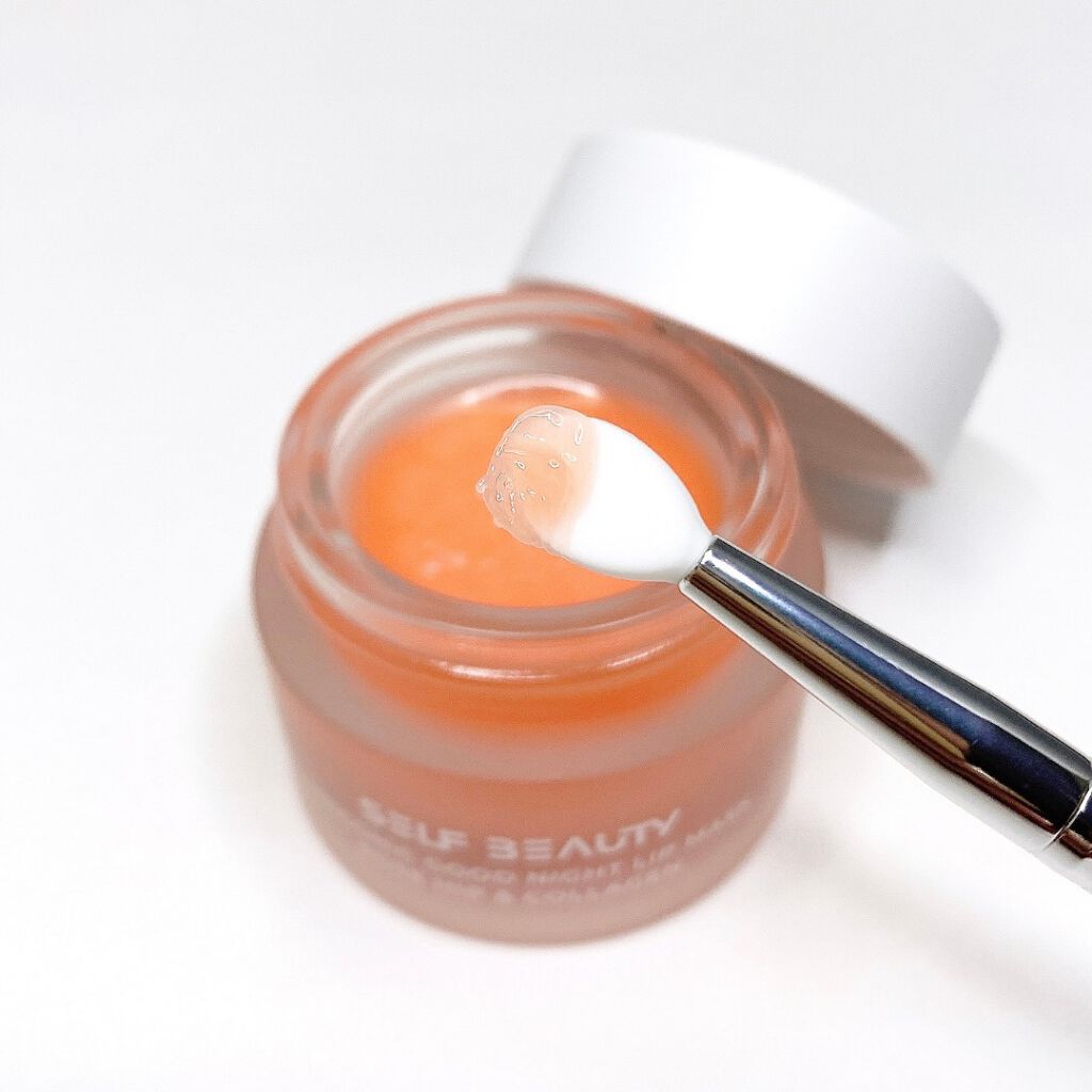 ユニコーングッドナイトリップマスク ローズヒップ&コラーゲン/SELF BEAUTY/リップマスクを使ったクチコミ（3枚目）