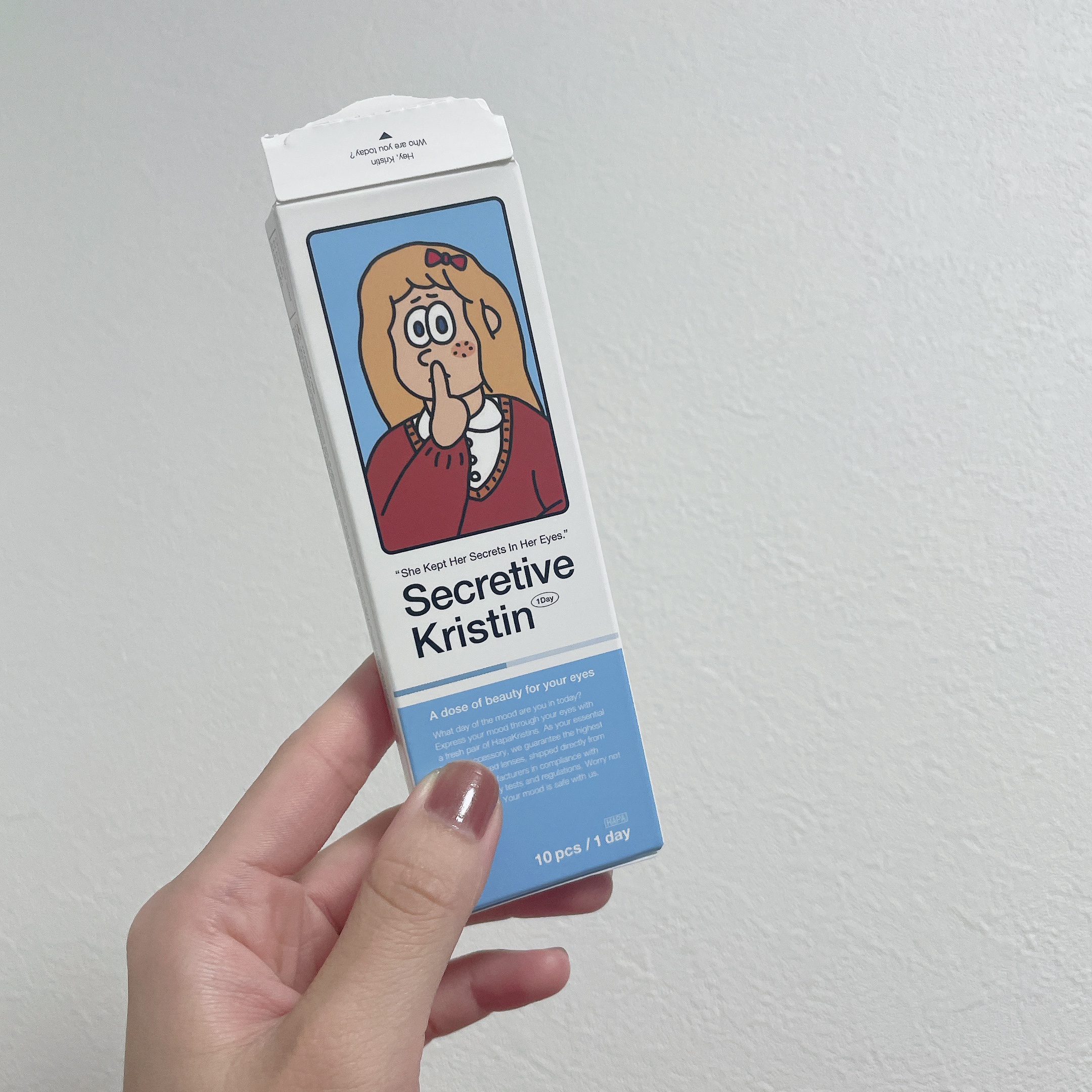 Secretive Kristen 1day/Hapa kristin/ワンデー（１DAY）カラコンを使ったクチコミ（1枚目）