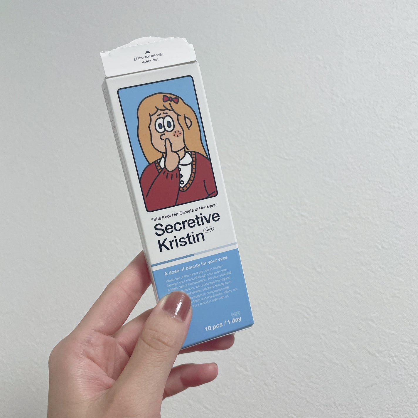 Secretive Kristen 1day/Hapa kristin/ワンデー(1DAY)カラコンを使ったクチコミ(1枚目)