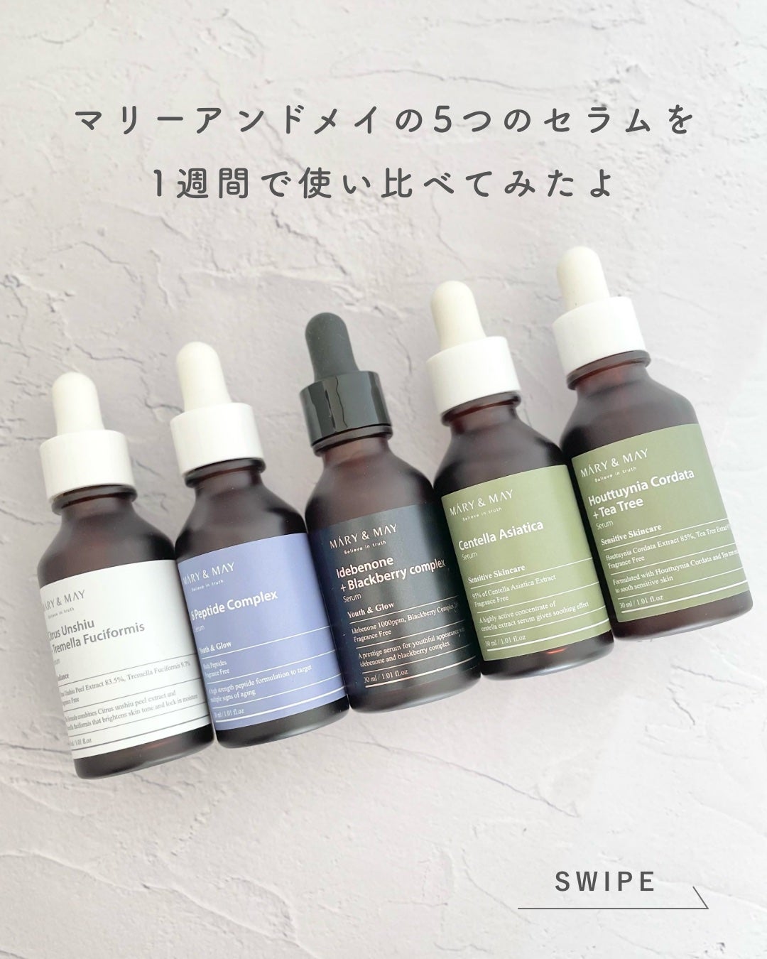 ドクダミ+ティーツリーエキスセラム/MARY&MAY/美容液を使ったクチコミ(2枚目)