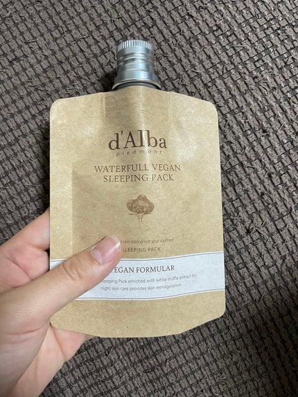 ホワイトトリュフウォータフルヴィーガンスリーピングパック(スパウトタイプ)/ダルバ/シートマスク・パックを使ったクチコミ(2枚目)