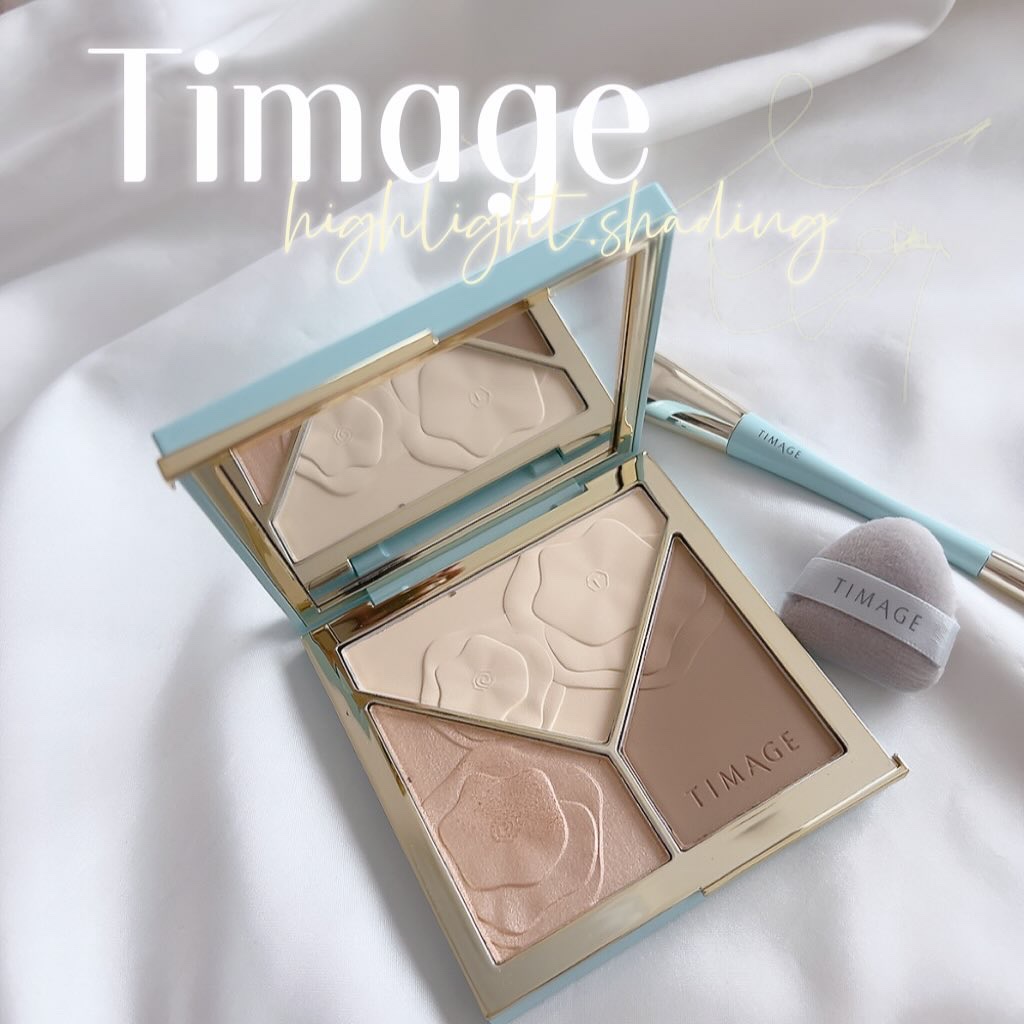 ハイライトシェーディングパレット/TIMAGE/パウダーハイライトを使ったクチコミ（1枚目）