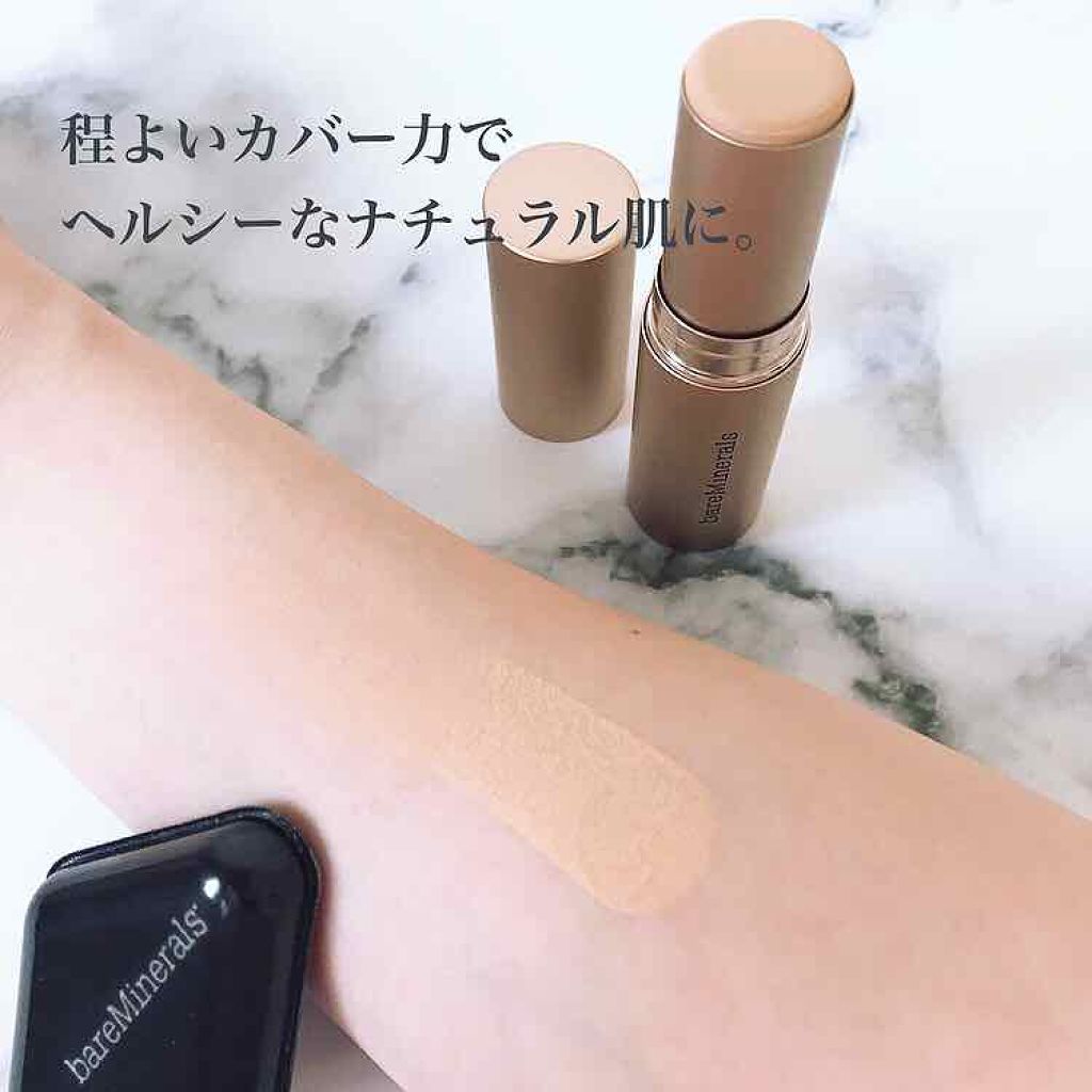 CR ハイドレイティング ファンデーション スティック/bareMinerals/その他ファンデーションを使ったクチコミ(3枚目)
