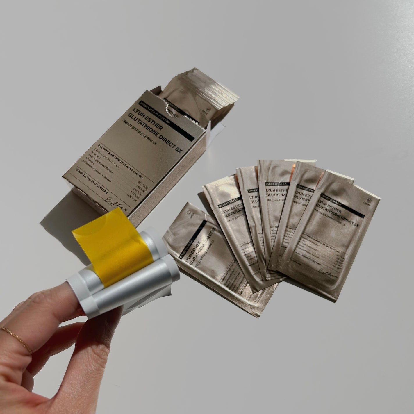 ヨエスターグルタチオンダイレクト5X/ESTHER FORMULA/美容サプリメントを使ったクチコミ(2枚目)
